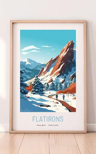 Flatirons in Winter